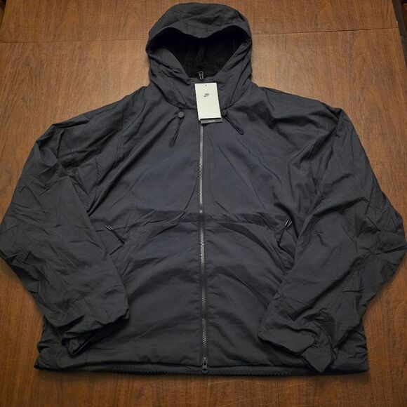 Nike Tech Thermal Full-Zip Jacket Black HJ2932-010 Men's Size L - Picture 1 of 6